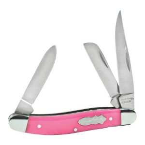 Schrade Uncle Henry Premium Stockman Pocket Knife Pink