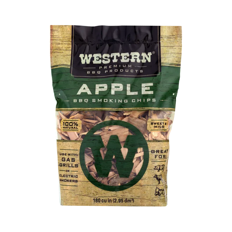 Western BBQ Smoking Chips 750g Apple