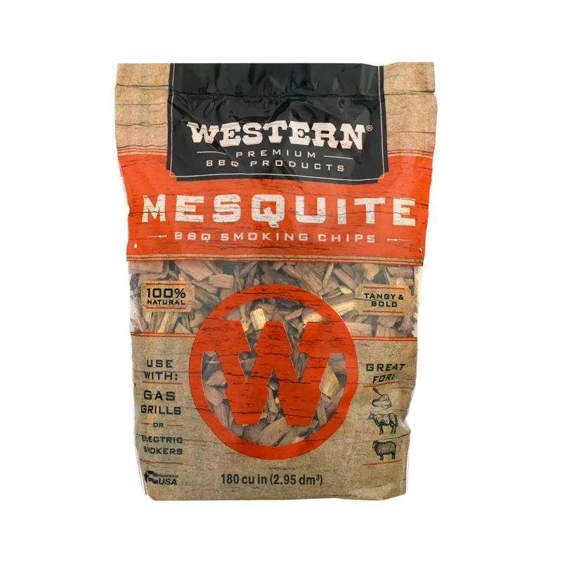 Western BBQ Smoking Chips 750g Mesquite