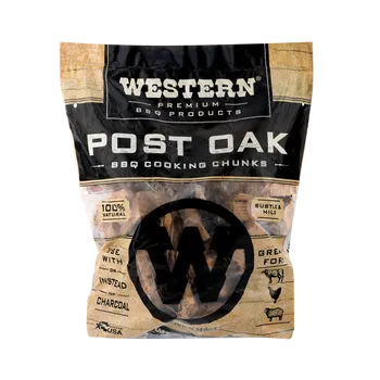 Western Premium BBQ Smoking Chunks 3.1kg Post Oak