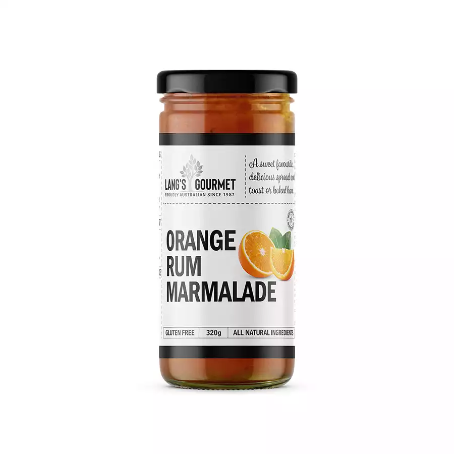 Lang's Gourmet Orange Rum Marmalade