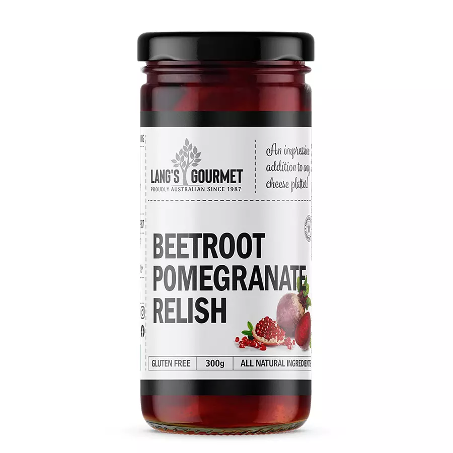 Lang's Gourmet Beetroot Pomegranate Relish